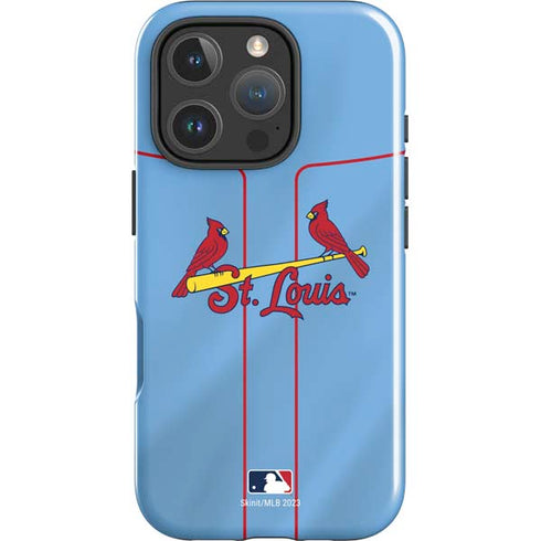 MLB St. Louis Cardinals Alternate/Away Jersey iPhone 16 Pro Impact Case